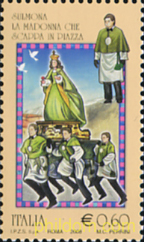HUIDA DE LA VIRGEN EN SULMONA