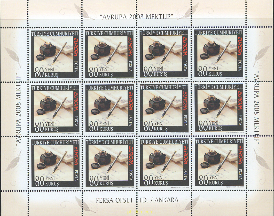 EUROPA CEPT 2008 CARTAS