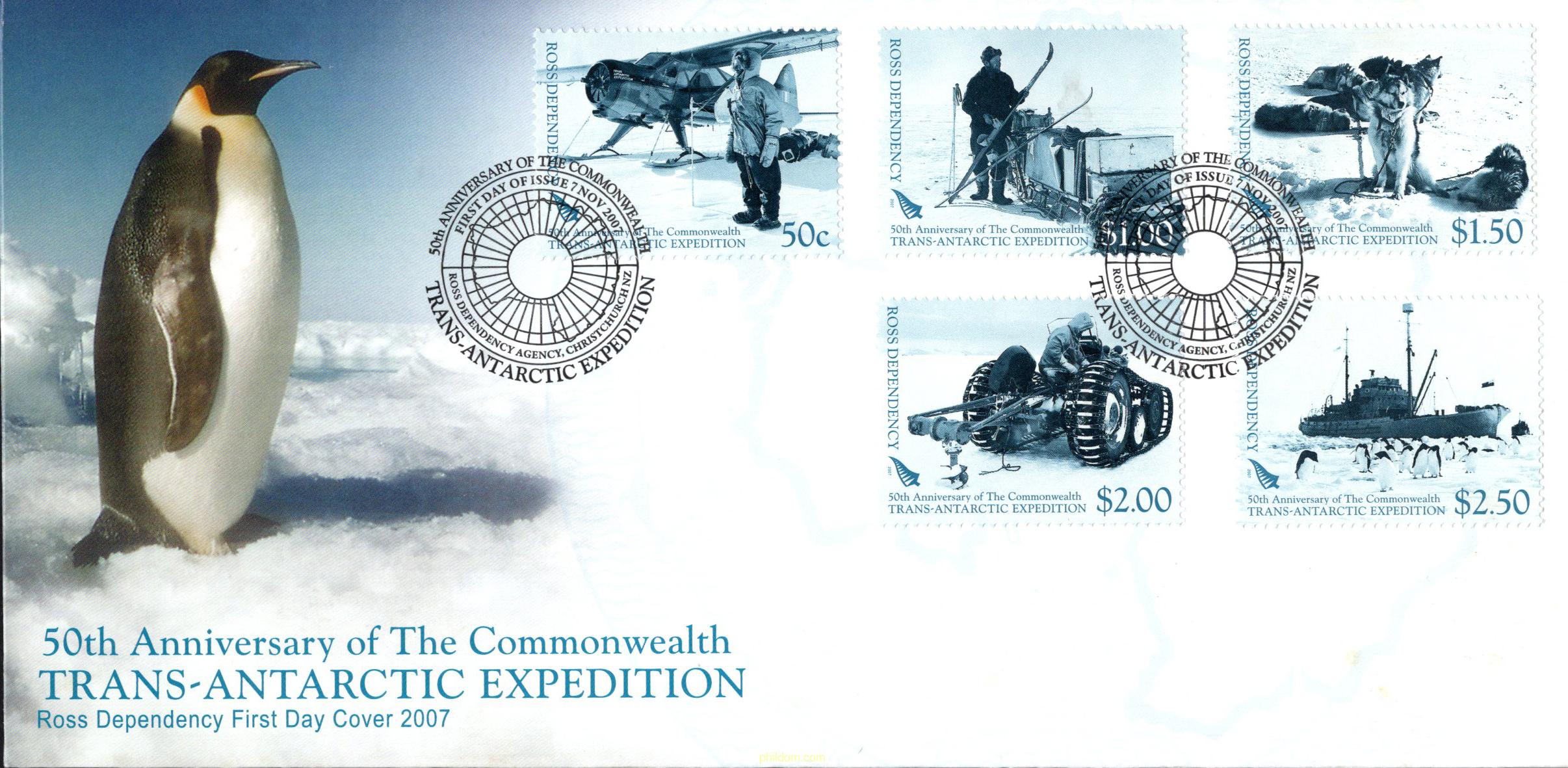 CINCUENTENARIO DE LA EXPEDICION TRANS-ANTARTICA DE LA COMMONWEALTH
