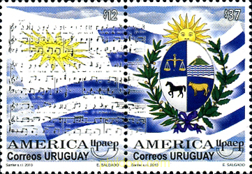 AMERICA UPAEP 2010 - BANDERAS NACIONALES