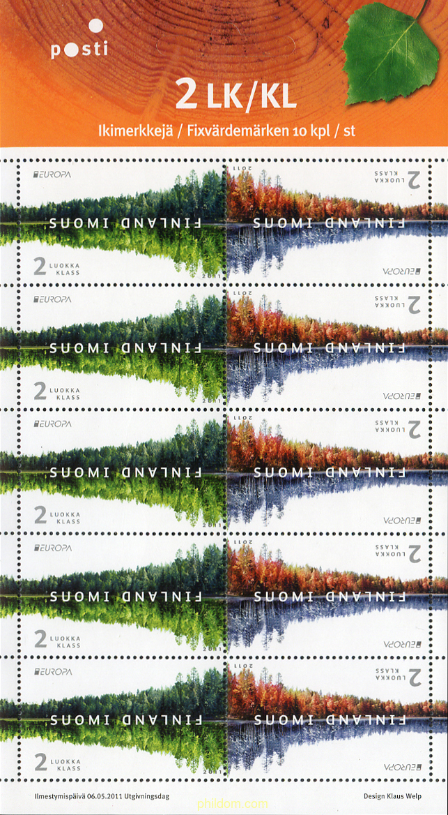 EUROPA CEPT 2011 - AÑO INTERNACIONAL DE LOS BOSQUES
