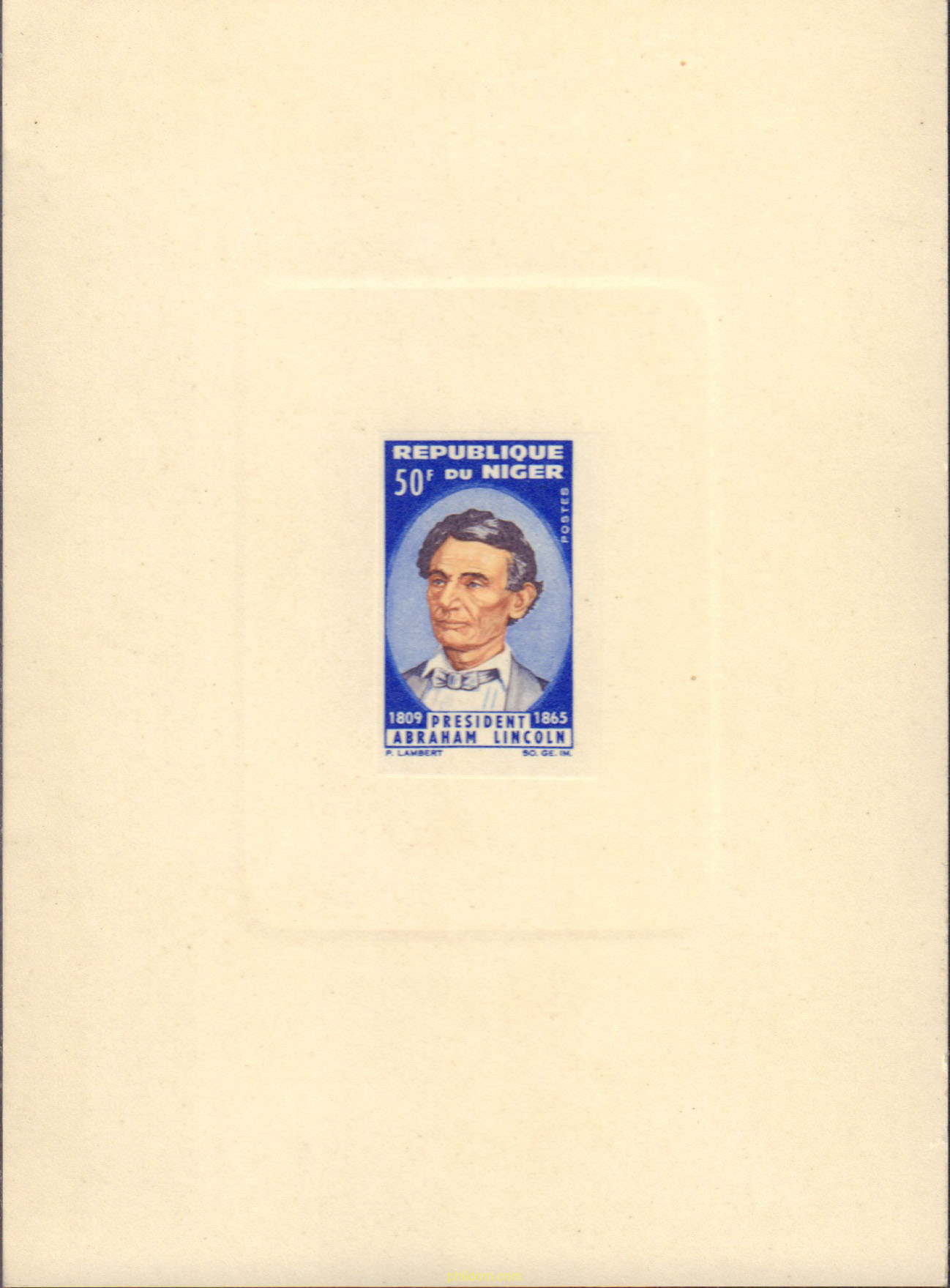 100 ANIVERSARIO DEL NACIMIENTO DE ABRAHAM LINCOLN