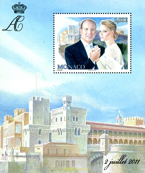 BODA DEL PRINCIPE ALBERTO II CON CHARLENE WITTSTOCK