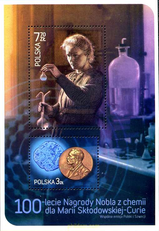 CENTENARIO DEL PREMIO NOBEL DE QUIMICA A MARIE CURIE