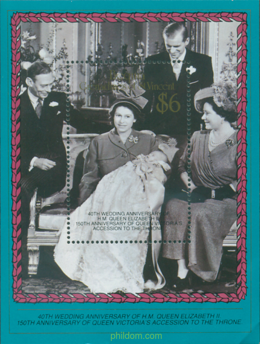 40 ANIVERSARIO DE LA BODA DE LA REINA ISABEL II