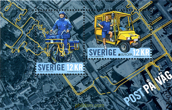 EUROPA CEPT 2013 - VEHICULOS POSTALES