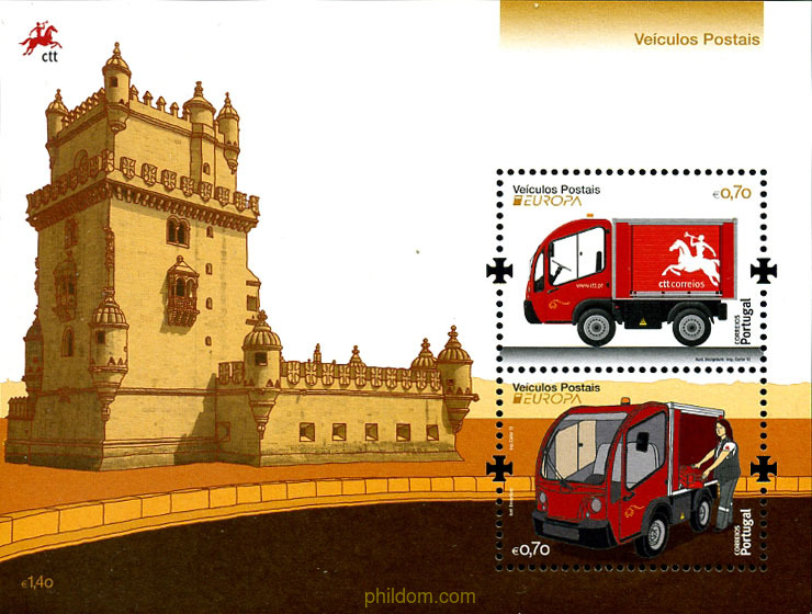 EUROPA CEPT 2013 - VEHICULOS POSTALES