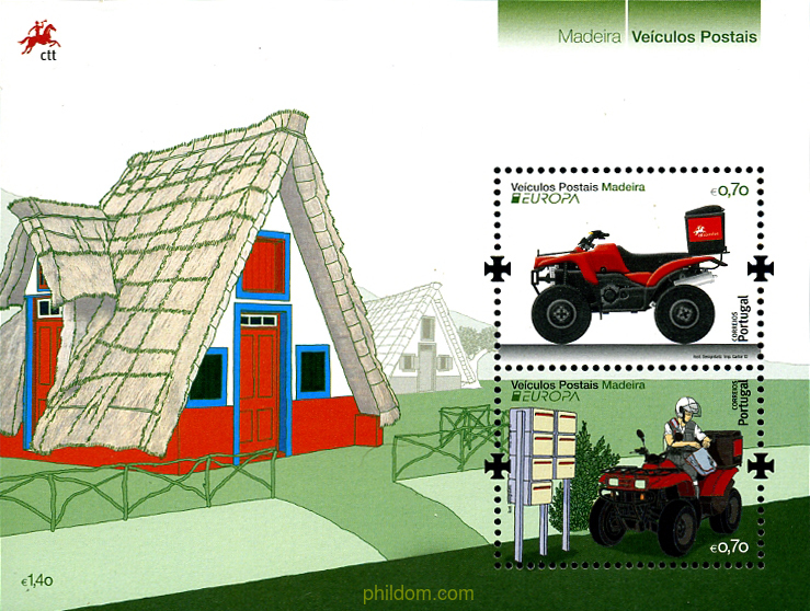 EUROPA CEPT 2013 - VEHICULOS POSTALES