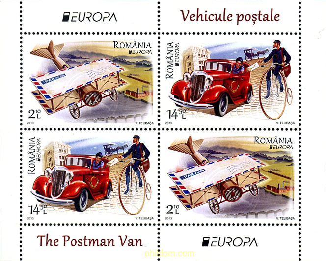 EUROPA CEPT 2013 - VEHICULOS POSTALES