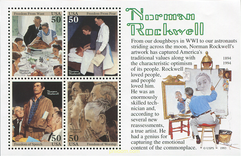 CENTENARIO DEL NACIMIENTO DE NORMAN ROCKWELL (1894-1978) PINTOR E ILUSTRADOR