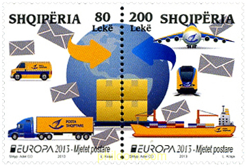 EUROPA CEPT 2013 - VEHICULOS POSTALES