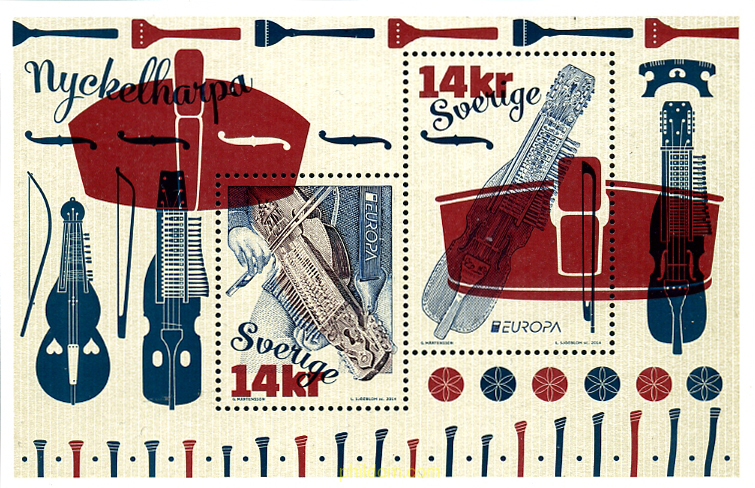 EUROPA CEPT 2014 - INSTRUMENTOS MUSICALES