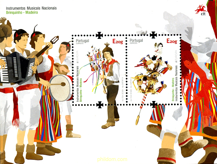 EUROPA CEPT 2014 - INSTRUMENTOS MUSICALES