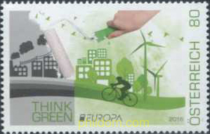 EUROPA CEPT 2016 - ECOLOGIA EN EUROPA - PIENSA EN VERDE