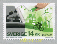EUROPA CEPT 2016 - ECOLOGIA EN EUROPA - PIENSA EN VERDE