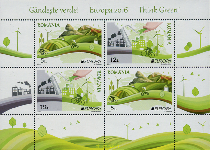 EUROPA CEPT 2016 PIENSA EN VERDE