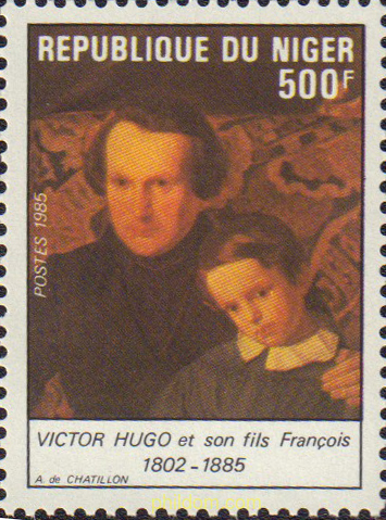 VICTOR HUGO Y SU HIJO FRANCISCO