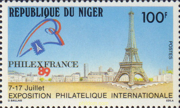 EXPOSICION FILATELICA - PHILAFRANCE-89