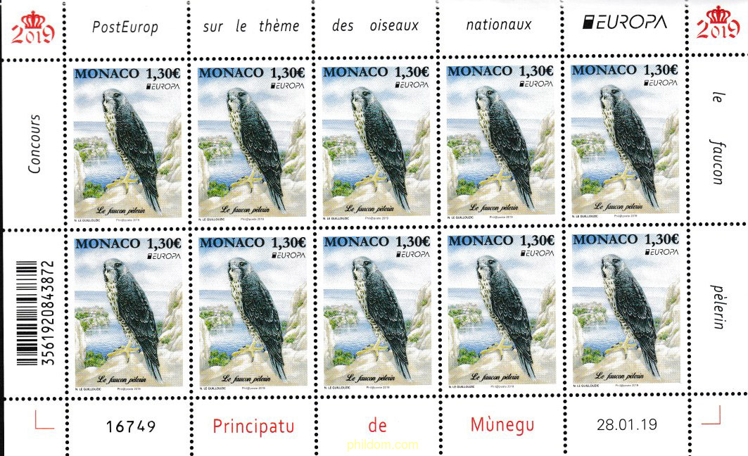 EUROPA CEPT 2019 - NATIONAL BIRD