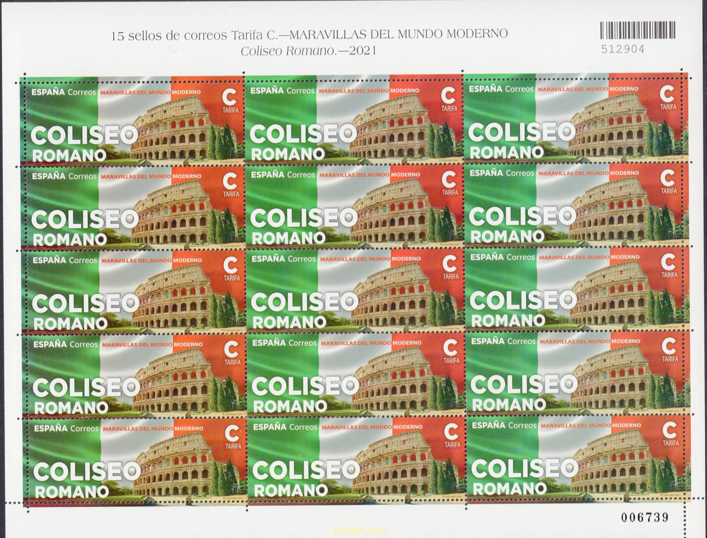 MARAVILLAS DEL MUNDO MODERNO - COLISEO ROMANO