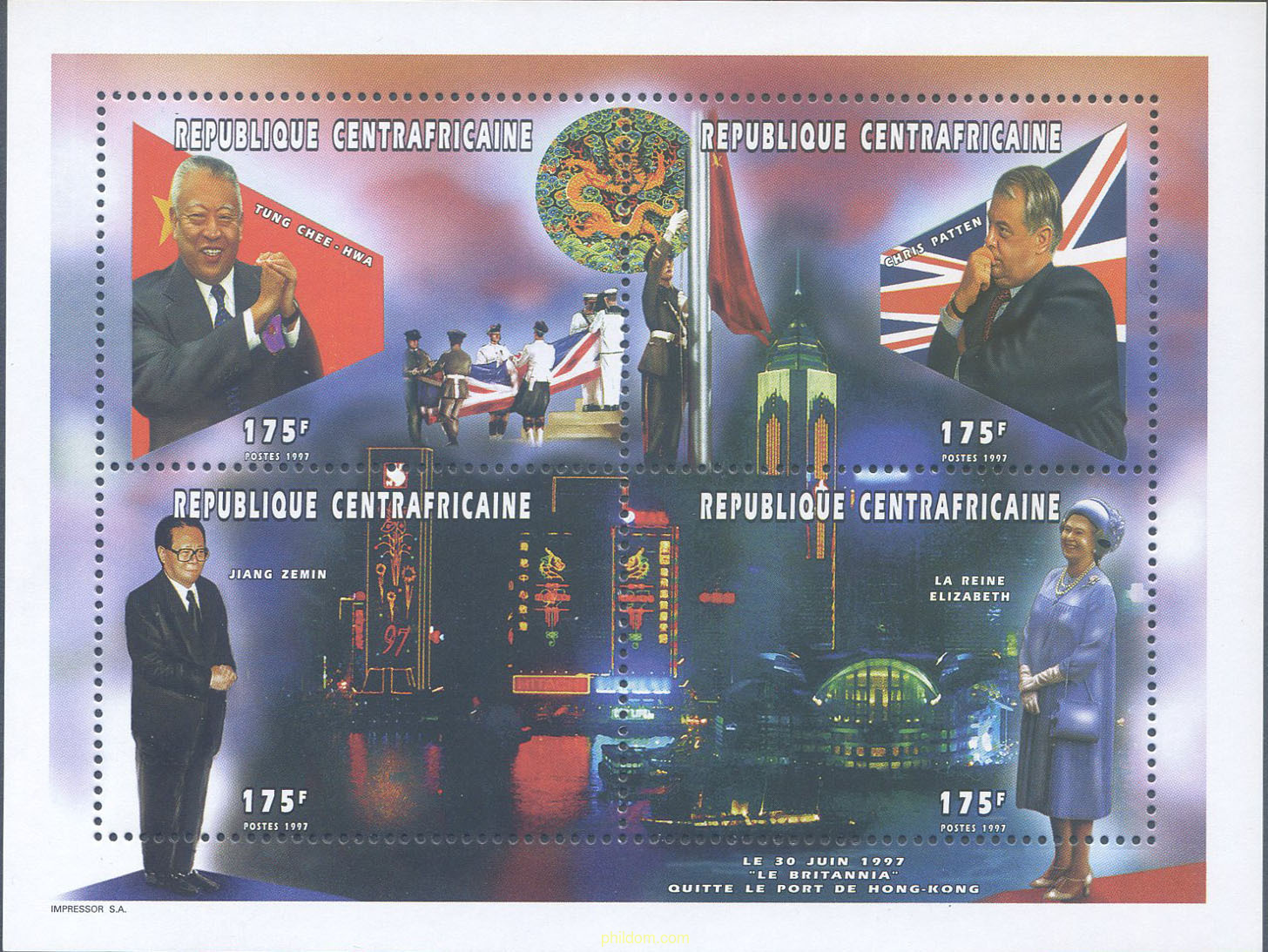RETROCESION DE HONG KONG A LA CHINA