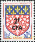 SELLOS DE FRANCIA SOBRECARGADOS