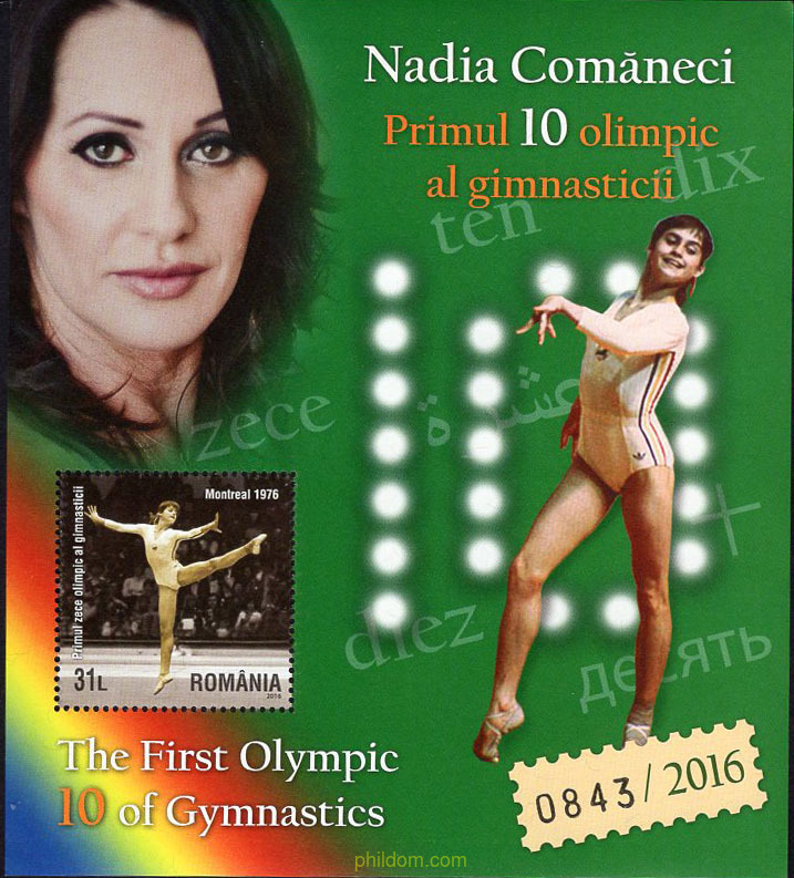 NADIA COMANECI, CAMPEONA OLIMPICA