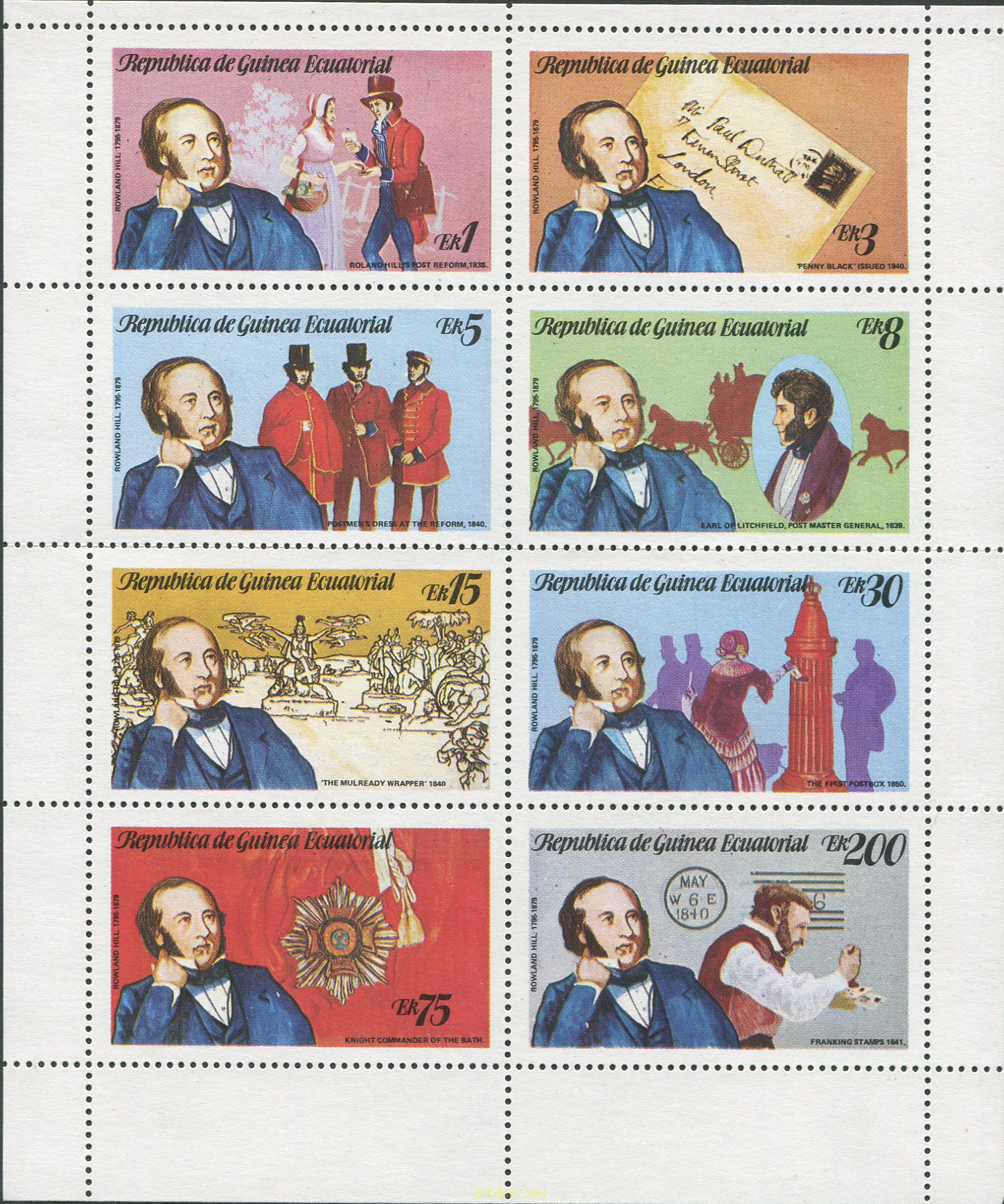 100 ANIVERSARIO DE LA MUERTE DE SIR ROWLAND HILL