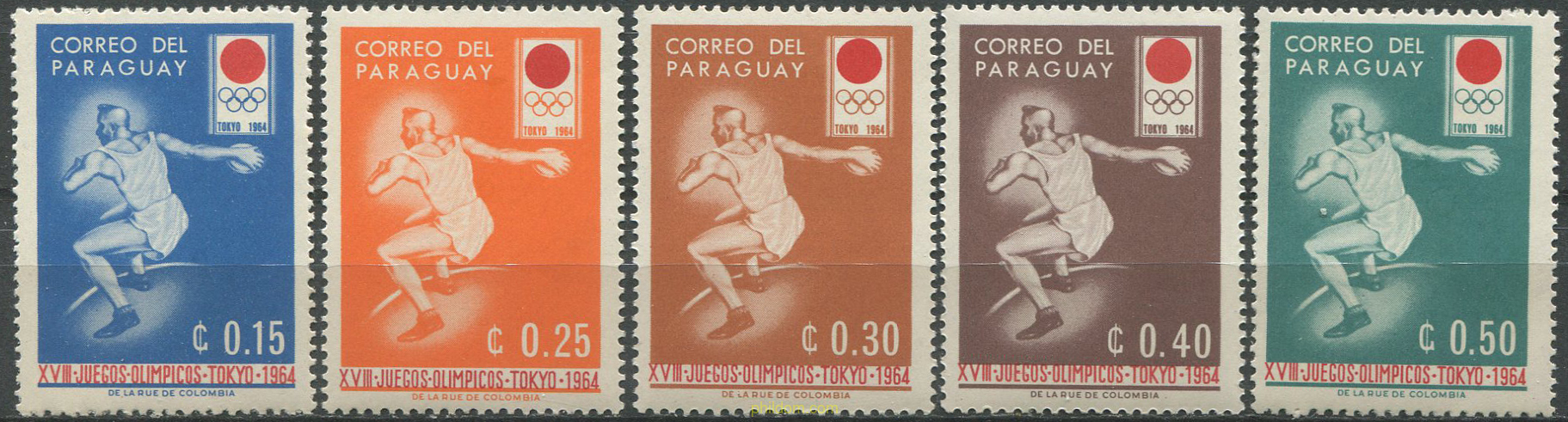 18 JUEGOS OLIMPICOS VERANO TOKIO 1964