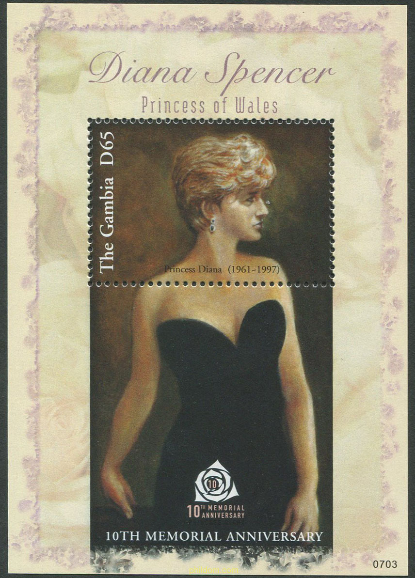 DIANA SPENCER, 10 MEMORIAL