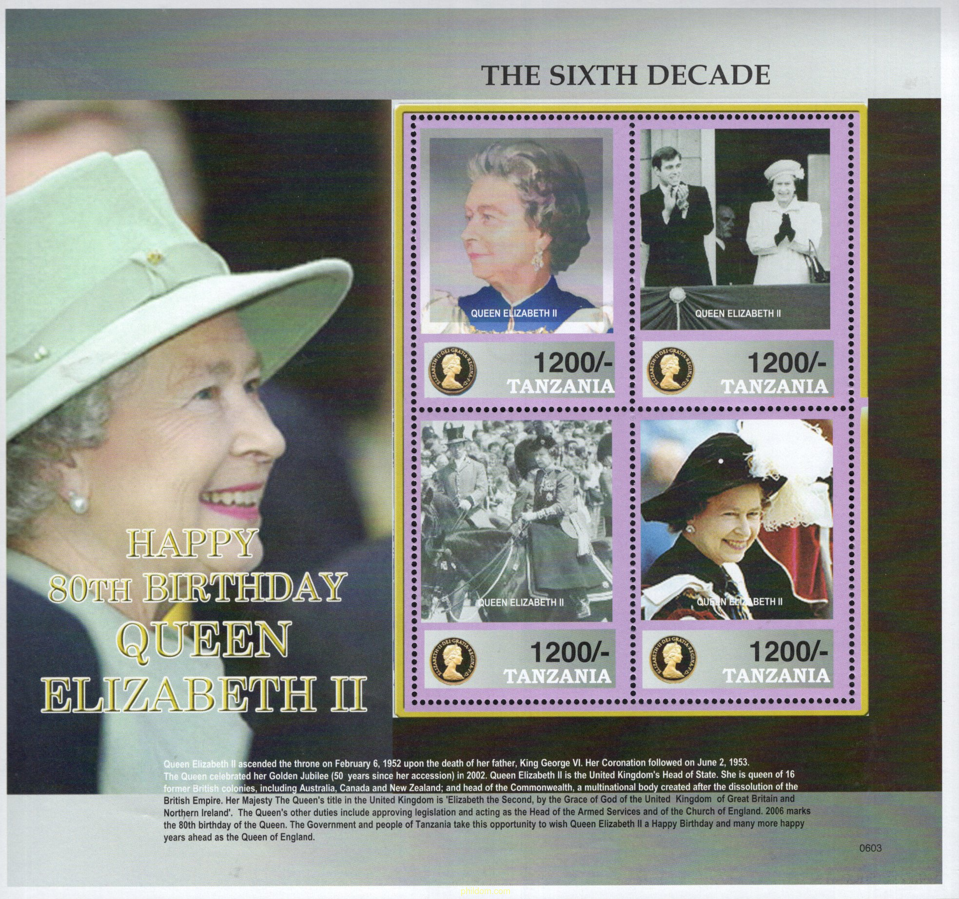 80 ANIVERSARIO DE LA REINA ELISABETH II