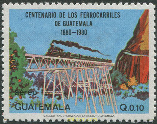 CENTENARIO DEL FERROCARRIL EN GUATEMALA