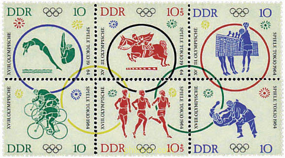 18 JUEGOS OLIMPICOS VERANO TOKIO 1964