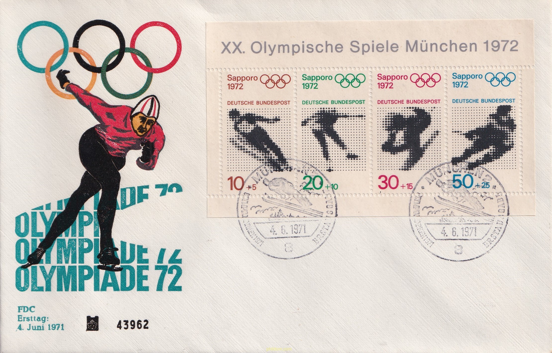 20 JUEGOS OLIMPICOS VERANO MUNICH 1972