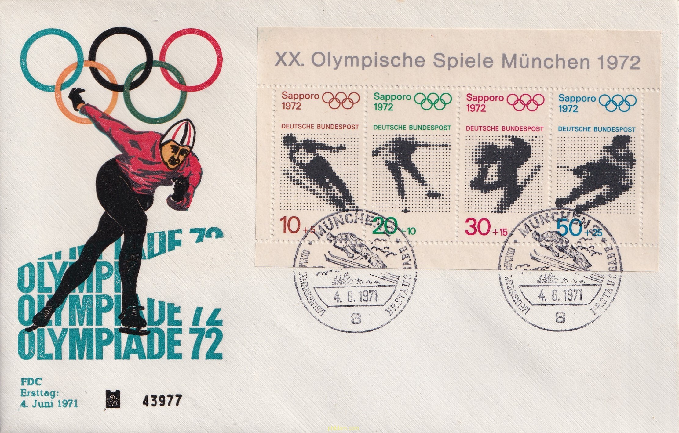 20 JUEGOS OLIMPICOS VERANO MUNICH 1972