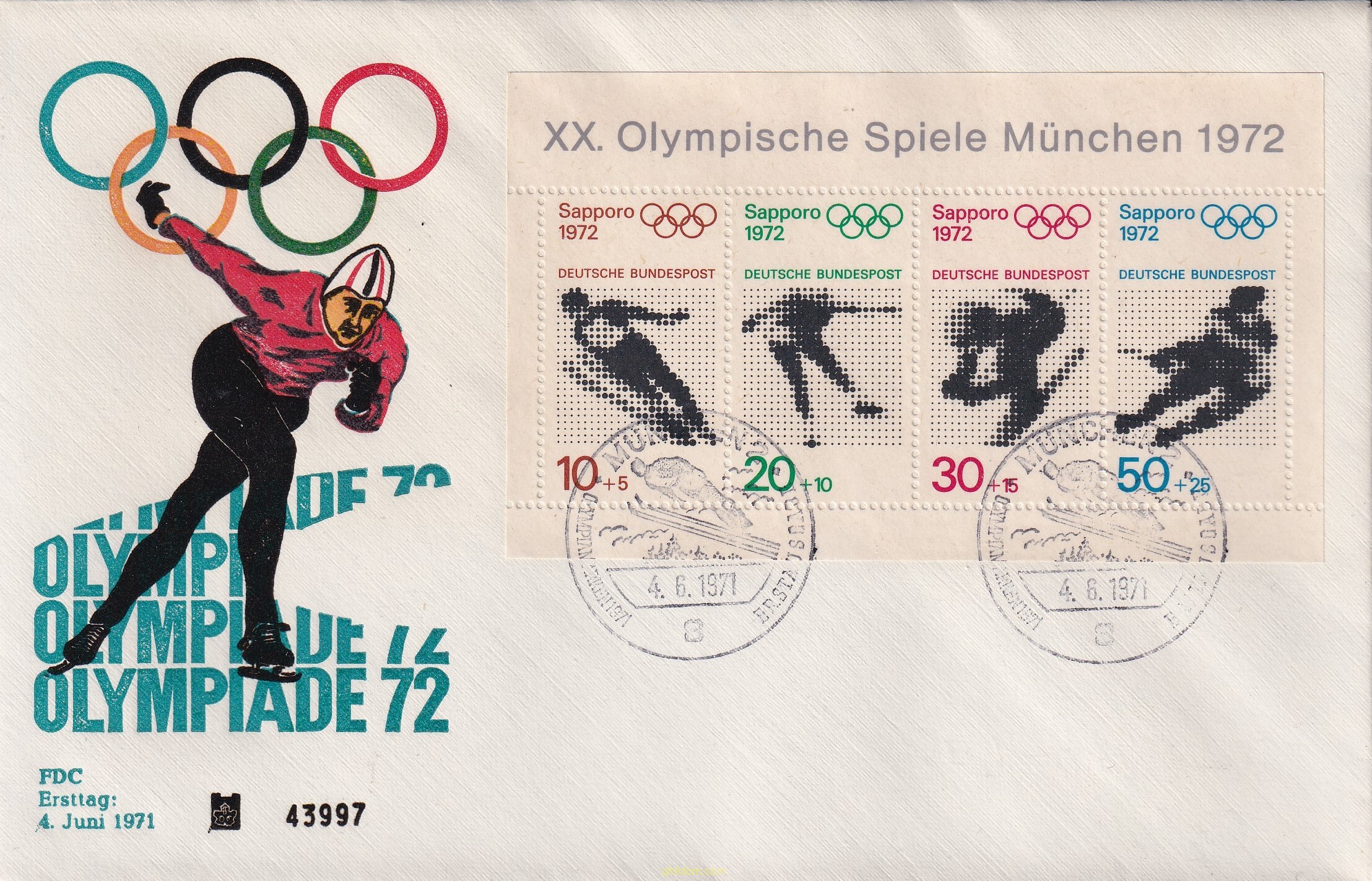 20 JUEGOS OLIMPICOS VERANO MUNICH 1972