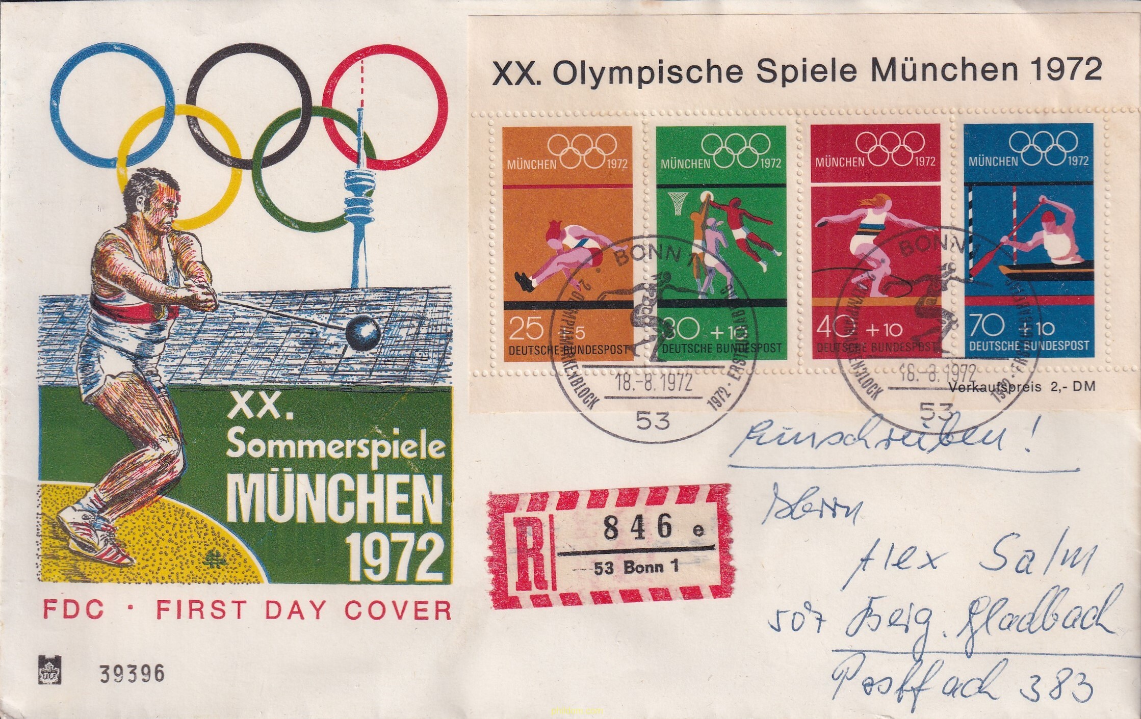 20 JUEGOS OLIMPICOS VERANO MUNICH 1972