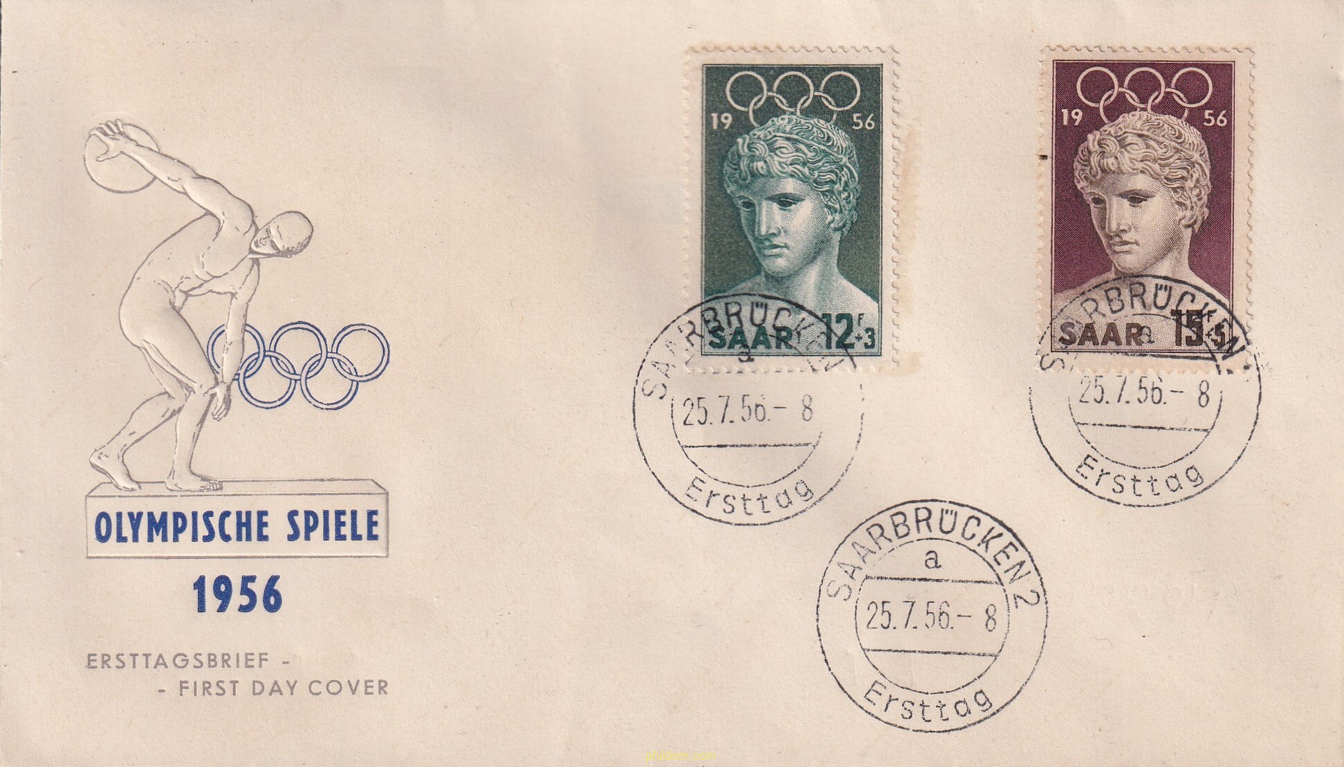 16 JUEGOS OLIMPICOS VERANO MELBOURNE 1956