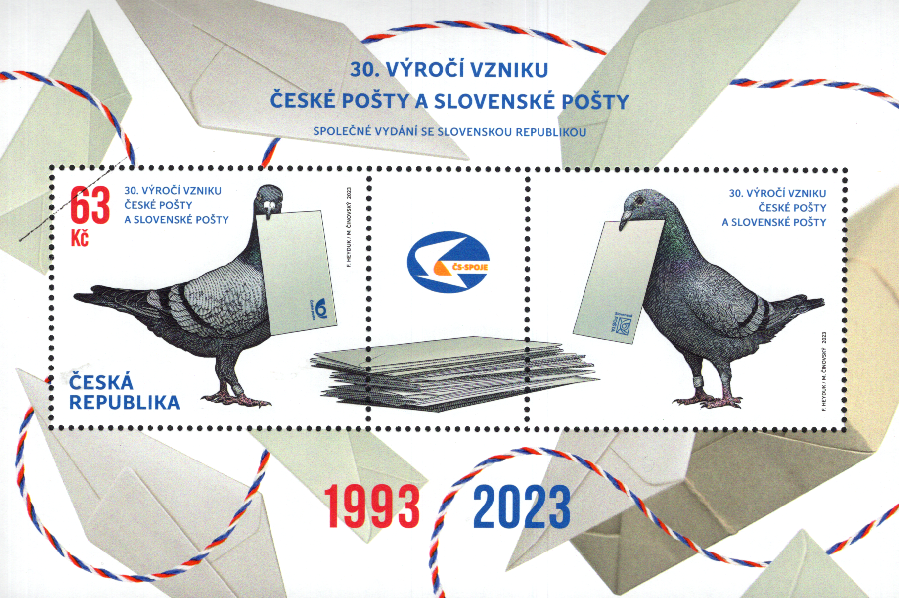 30 AÑOS DEL CORREO CHECO Y ESLOVACO