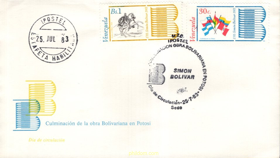 25 ANIVERSARIO DEL NACIMIENTO DE SIMON BOLIVAR EN POTOSÍ