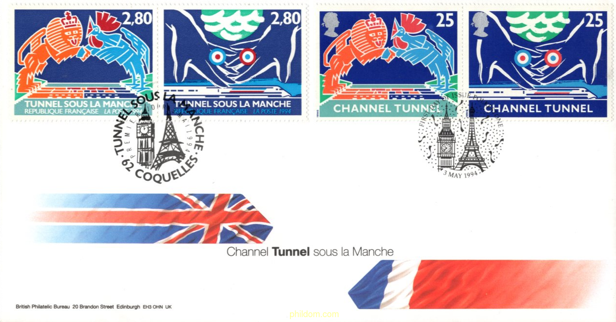 INAUGURACION DEL TUNEL DEL CANAL DE LA MANCHA