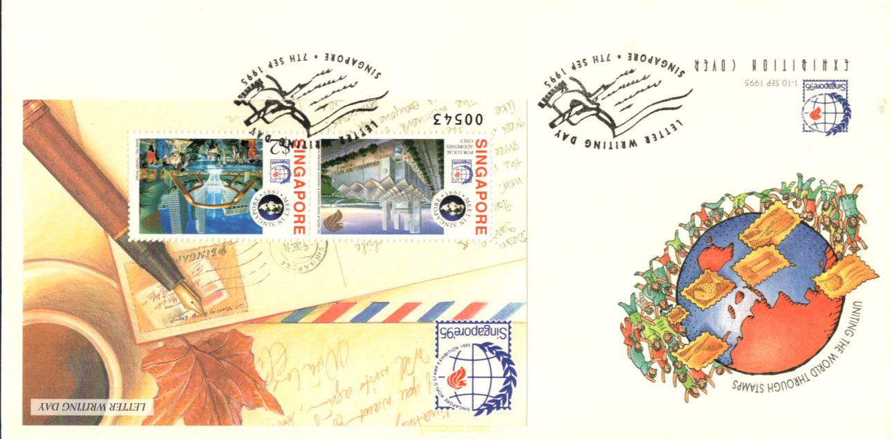 SINGAPORE 95. EXPOSICION FILATELICA INTERNACIONAL