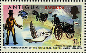 CENTENARIO DE LA UNION POSTAL UNIVERSAL