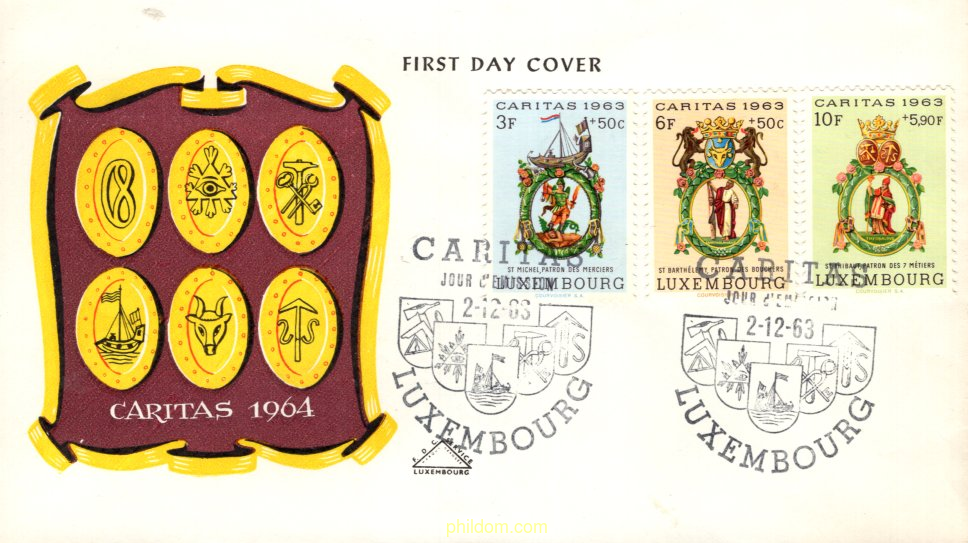 CARITAS. ESCUDOS DE LAS CONFRARIAS DE OFICIOS