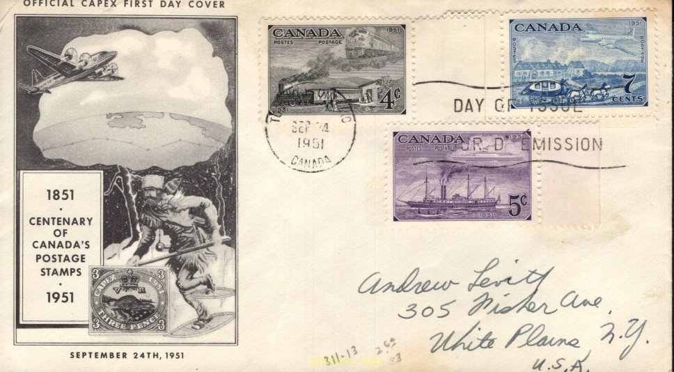 CENTENARIO DEL SELLO CANADIENSE
