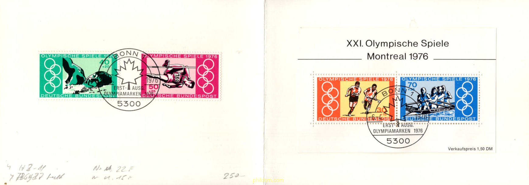 21 JUEGOS OLIMPICOS VERANO MONTREAL 1976