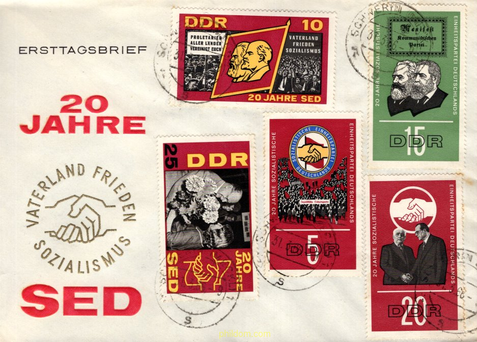 20 ANIVERSARIO DEL PARTIDO SOCIALISTA UNITARIO ALEMAN