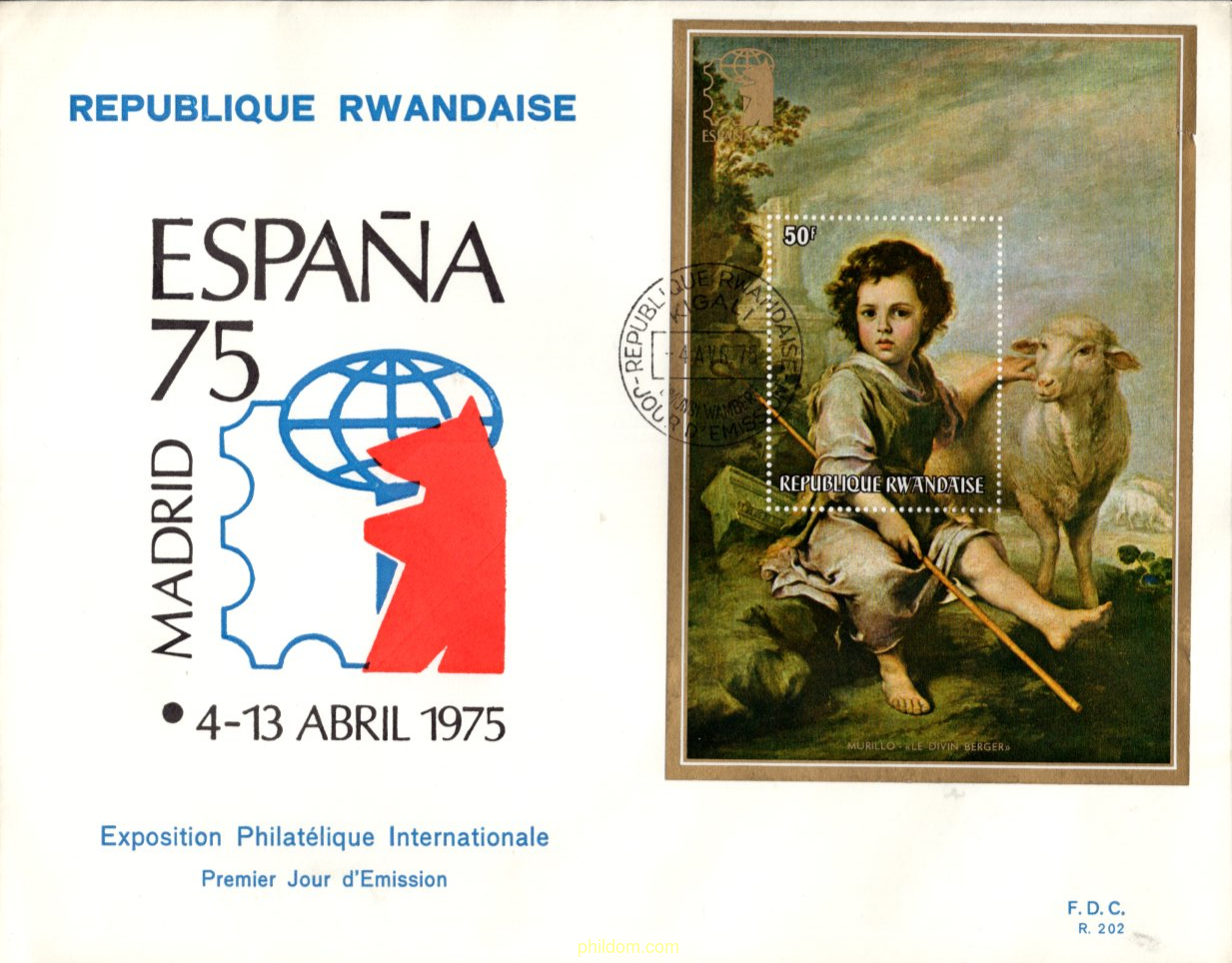 ESPAÑA 75. EXPOSICION FILATELICA INTERNACIONAL