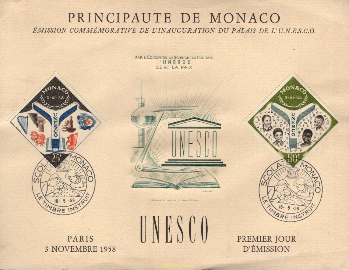 INAUGURACION DEL PALACIO DE LA UNESCO