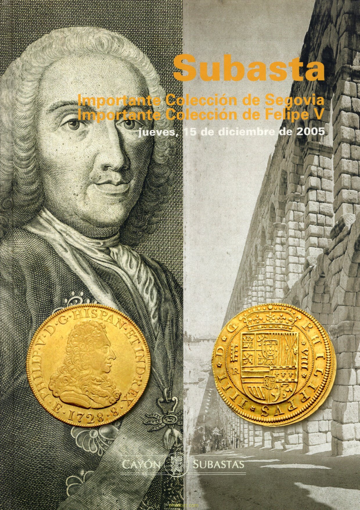 Subasta Cayon Monedas Billetes Medallas 14 y 15 diciembre de 2005
